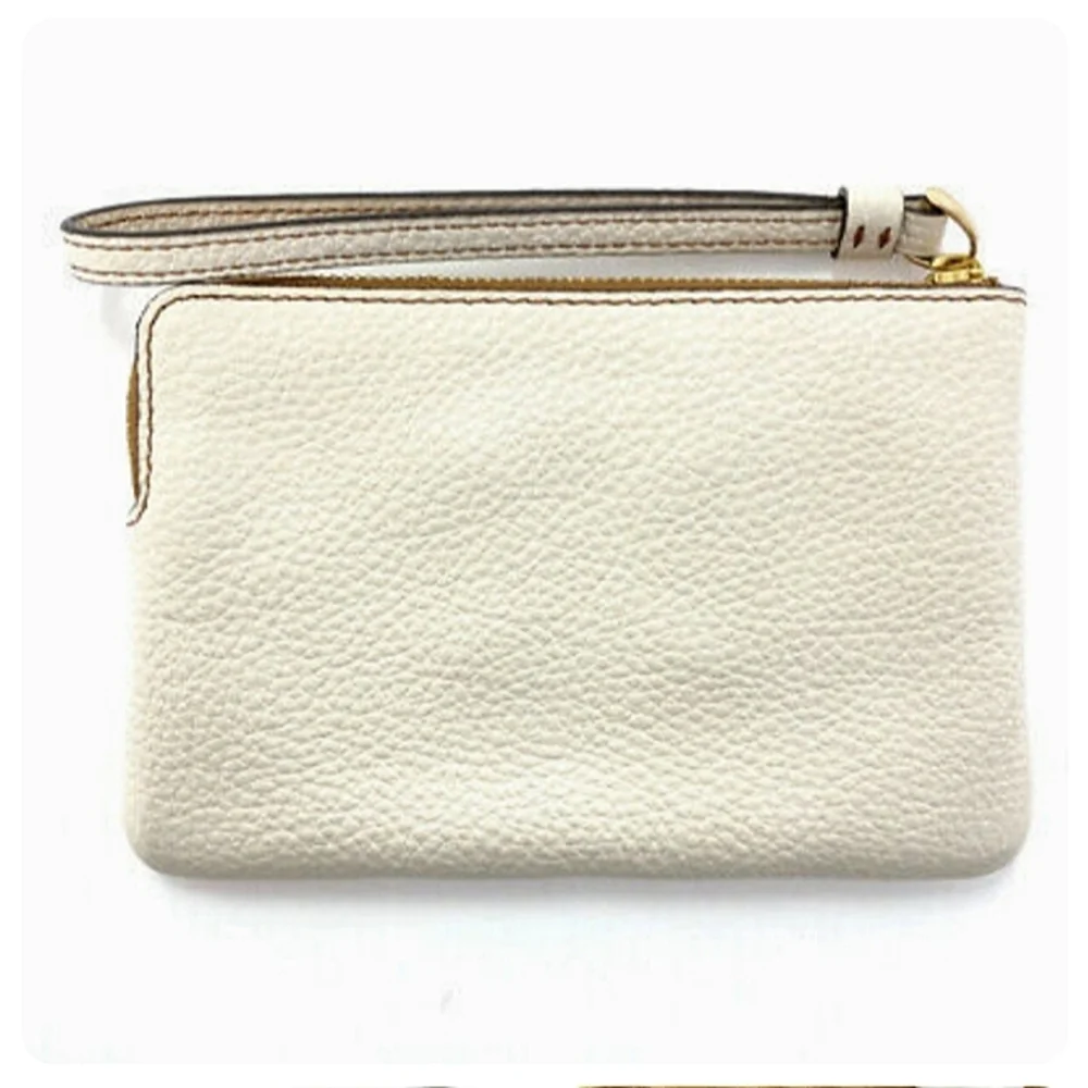 Brand New~Limited Edition COACH Leather Corner Zip Rainbow Roller Skate Wristlet - Picture 2 of 14